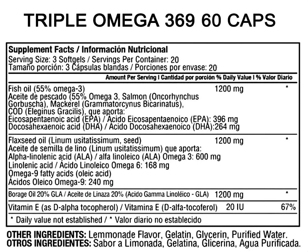Omega 3-6-9 Healthy america - Imagen 2